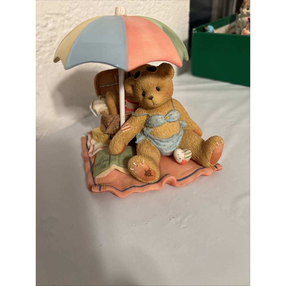 1996 Cherished Teddies Judy, I'm Your Bathing Beauty Figurine‎